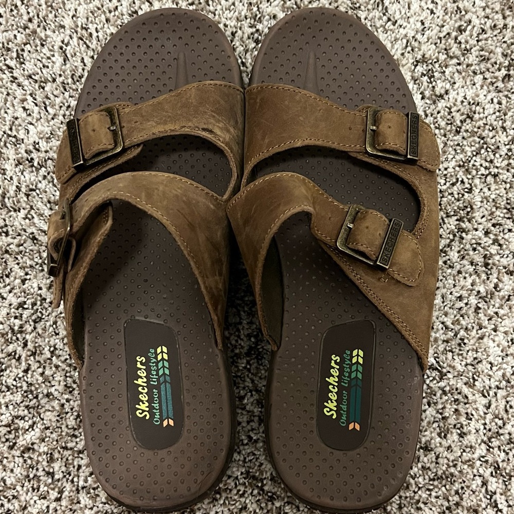 Leather Skecher’s sandals
